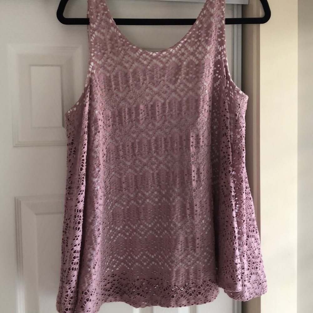 Anthroplogie purple tank